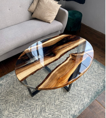 Sunset River Epoxy Coffee Table image 3